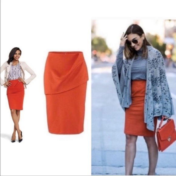 CAbi Overlay Pencil Skirt in Tumeric new without tag - Picture 8 of 11